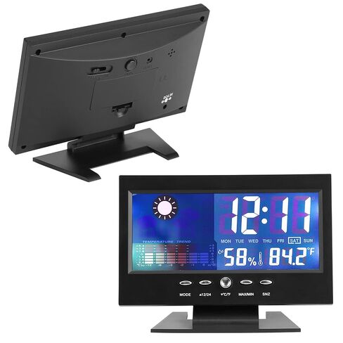 DAN&DRE Digital Temperature and Humidity Meter, Clock, Alarm, Comfort Level, Weather Forecasts, Calendar in Kuwait