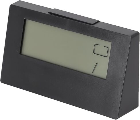 Thermohygrometer Alarm Clock with Luminous Weather Display, Digital Temperature & Humidity Monitor, Snooze Function and Night Light for Home Office School, Black or White, 13.2x7.3x3.2cm in Saudi Arabia