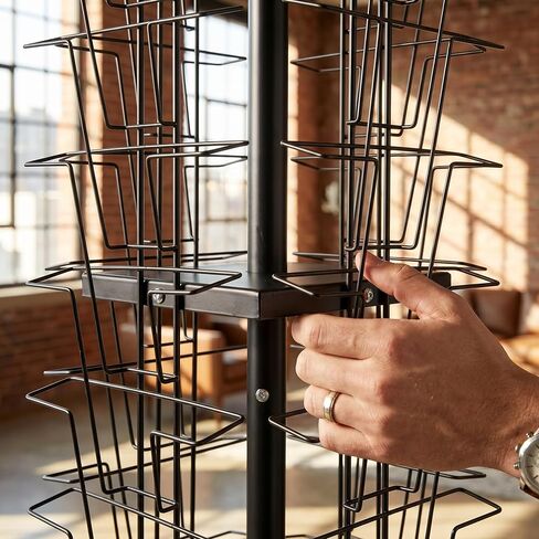 360°Rotating Magazine Rack Floor,Brochure Display Stand Magazine Displa Holder for Retail, Office & Trade Shows in Saudi Arabia