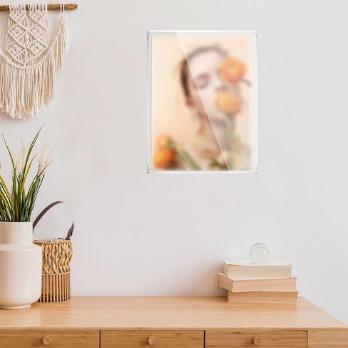 Clear Acrylic Magazine Frame Wall Mount, Display Case for Magazine Book, Collectible Magazine Book Storage Box, Display Showcase for Collectible Magazine or Comic Book, 11.2 x 8.6 x 0.75 Inch in Saudi Arabia
