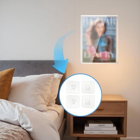 Clear Acrylic Magazine Frame Wall Mount, Display Case for Magazine Book, Collectible Magazine Book Storage Box, Display Showcase for Collectible Magazine or Comic Book, 11.2 x 8.6 x 0.75 Inch in Saudi Arabia
