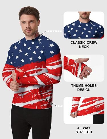 Men's UPF Fishing Shirts Long Sleeve Rash Guard Shirts UPF 50+ Shirt Sun Protection UV Shirts Running Athletic Sweatshirt in Saudi Arabia