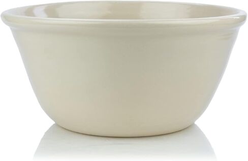 Hand Turned Stoneware Bowl | Natural (14") in Kuwait