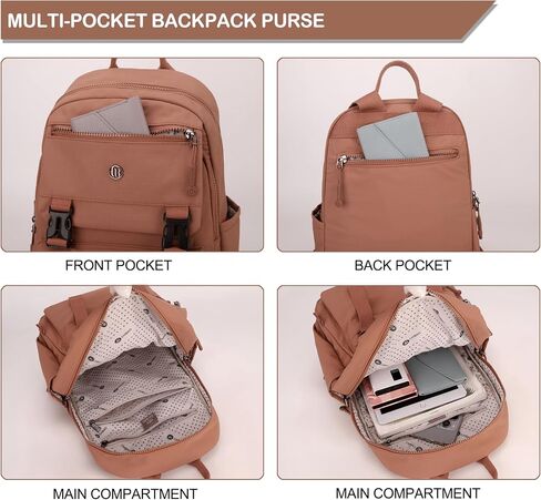 Backpack Purse for Women Small Backpack Nylon Travel Backpack in Saudi Arabia