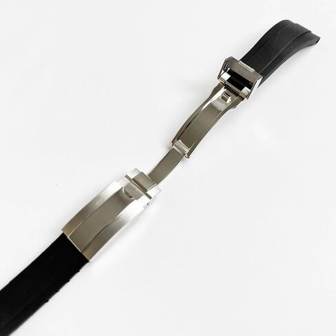 BEHLINE Silicone Rubber Watchband Strap For SUBMARINER GHOST DATEJUST YACHTMASTER Deployment Buckle 20mm in Kuwait