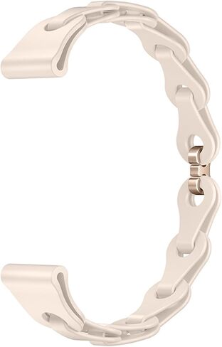 Lamshaw 14mm, 16mm, 18mm Watch band, Elastic Silicone Hollowed Out Replacement Straps for Women, Man in Saudi Arabia