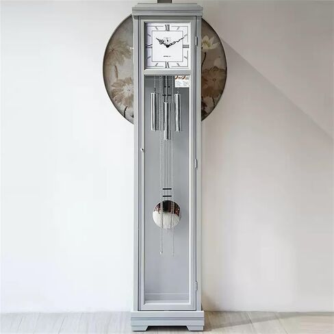 Grandfather Clocks Floor Clock Light Luxury Simple Living Room Home German Movement Modern Style in Saudi Arabia