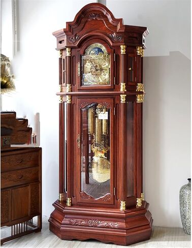 Grandfather Clocks Wooden Floor Clock, Standing European Style Small Living Room Chinese Retro Home in Kuwait