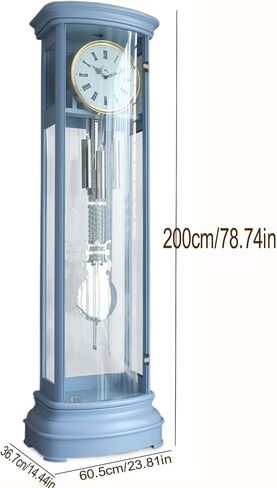 Grandfather Clocks European-Style Floor Clock Living Room Solid Wood Creative Zipper Heavy Hammer Vertical Mechanical Desk in Kuwait