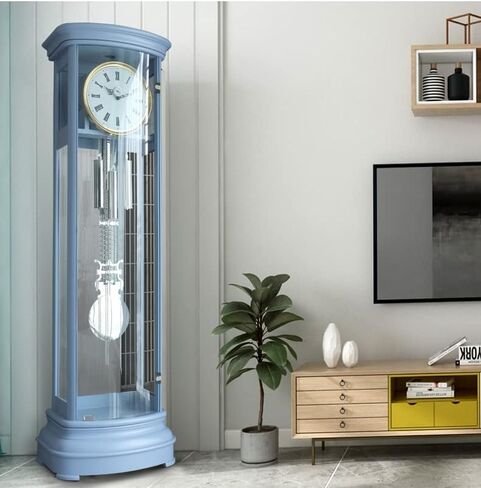 Grandfather Clocks European-Style Floor Clock Living Room Solid Wood Creative Zipper Heavy Hammer Vertical Mechanical Desk in Kuwait