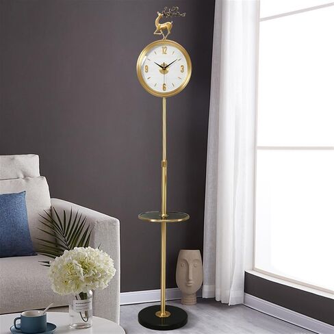 Grandfather Clocks Floor Clock Home Living Room Decoration Large Table Modern Minimalist Silent Creative Personality Quartz Sitting in Saudi Arabia