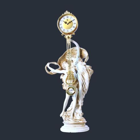 Grandfather Clocks Floor Grandfather Clock, Stand Metal Analog Standing Coffee Home Decor in Kuwait