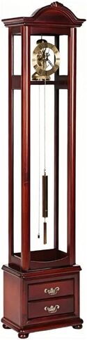 Grandfather Clocks Wood Grandfather Clock Floor Mechanical Roman Numeral for Home Decor in Saudi Arabia