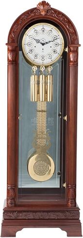 Grandfather Clocks Wooden Fireplace Clock, Vintage Silent Imitation Mechanical Gear Home Decoration Bedroom Ornament in Kuwait