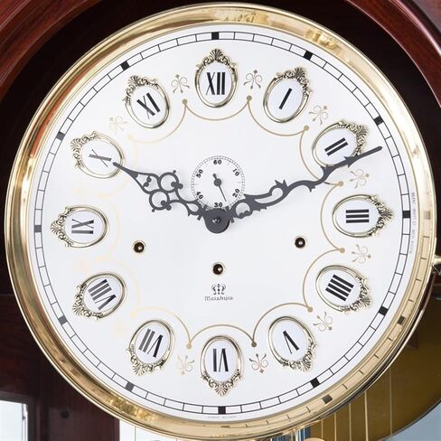 Grandfather Clocks Wooden Fireplace Clock, Vintage Silent Imitation Mechanical Gear Home Decoration Bedroom Ornament in Kuwait