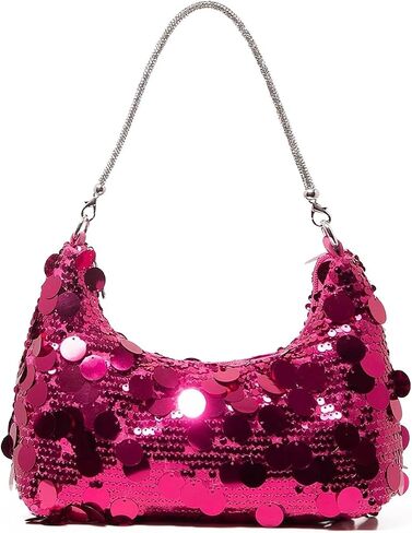 Sparkly Sequin Clutch Purse for Women,Bling Glitter Evening Handbag Shoulder Bag for Wedding Party Prom Banquet in Saudi Arabia