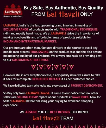 Lalhaveli Handmade Rajasthani Embroidery Design Sequins Work Cotton Fabric Mini Umbrella 28 x 24 Inch in Saudi Arabia