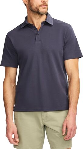 SAKS Fifth Avenue Men’s Short Sleeve Cotton Classic Knit Polo in Saudi Arabia