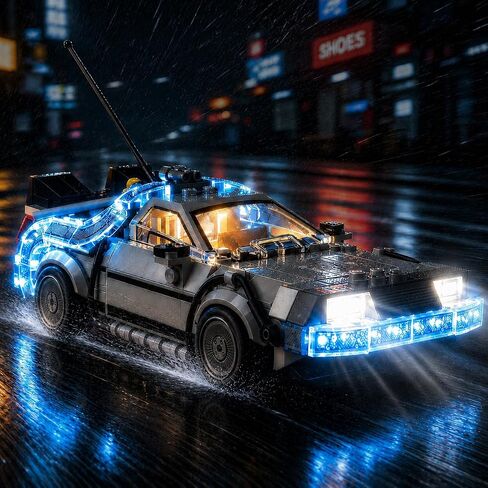 BrickSoul Led Light Kit for Lego Back to The Future, Compatible with 10300 Building Set Lego Light Kit, Light Up Legos 10300 - NO Lego Blocks Set (Classic Version) in Saudi Arabia