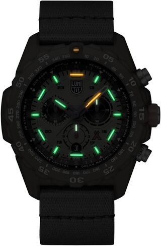 Luminox - Bear Grylls Survival ECO Master 3757.ECO - ساعة رجالية - ساعة خارجية 45 ملم - كوارتز سويسرية - مقاومة للماء حتى عمق 200 متر - حافظة صديقة للبيئة من #Tide Ocean Material - ساعات للرجال - صناعة سويسرية in Kuwait