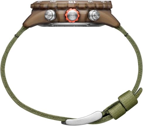 Luminox - Bear Grylls Survival ECO Master 3757.ECO - ساعة رجالية - ساعة خارجية 45 ملم - كوارتز سويسرية - مقاومة للماء حتى عمق 200 متر - حافظة صديقة للبيئة من #Tide Ocean Material - ساعات للرجال - صناعة سويسرية in Kuwait