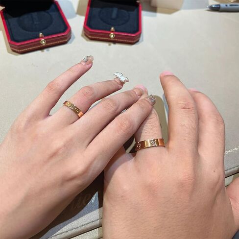 nine-tailed fox Love Ring For Women Men Titanium Steel 18K Gold Jewelry Unisex Adult Wedding Birthday Present Anniversary Best Gifts in Saudi Arabia