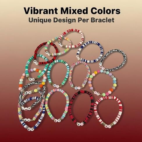 SOOWOOT 67 Bracelets for Teens, 16 Pcs Funny Six Seven Meme Bracelets, Elastic Stretch Bracelets for Men Women, Novelty Party Favors Gift for Birthday, Valentine’s Day, Christmas Stocking Stuffers in Saudi Arabia