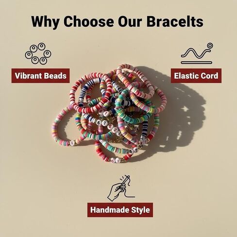 SOOWOOT 67 Bracelets for Teens, 16 Pcs Funny Six Seven Meme Bracelets, Elastic Stretch Bracelets for Men Women, Novelty Party Favors Gift for Birthday, Valentine’s Day, Christmas Stocking Stuffers in Saudi Arabia