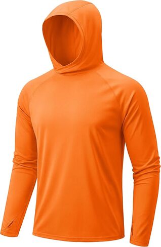 TACVASEN Men's Sun Shirts UPF 50+ Lightweight Fishing Sun Hoodie Long Sleeve UV SPF Swim Shirt Hiking Rash Guard in Kuwait