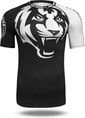 Men’s Compression Rash Guard – Short & Long Sleeve Performance Base Layer for MMA, BJJ, Surfing & Gym in Saudi Arabia