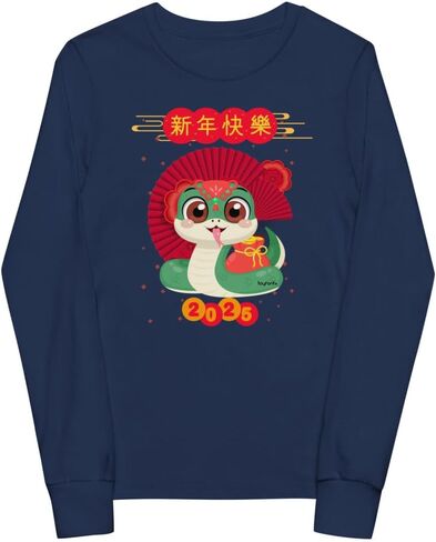 Toy Fan TV CNY 2025 Snake Year Youth Long Sleeve tee in Saudi Arabia