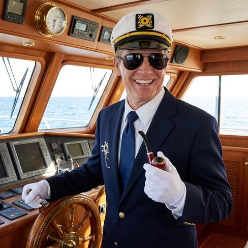 11 Pcs/2 Set Nautical Captain and Sailor Cosplay Outfit, Yacht Captain Cap, Sailor Ship Cap, Scarf, Sunglasses, Badge, Gloves, Earrings, Halloween Sailor Costume Accessories for Women Men Dress Up in Saudi Arabia
