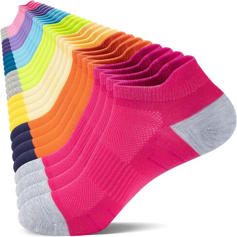 14 Pairs Women's Ankle Socks - Bulk Value Pack, Breathable Casual Basic Athletic Socks for Women Size 9-11 in Saudi Arabia