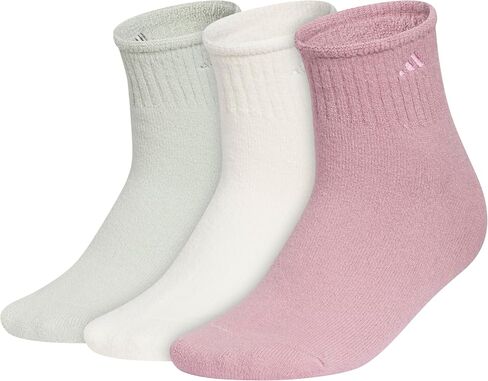 adidas Women's Cushioned Comfort Socks (3 Pairs) Super Soft & Cozy in Kuwait