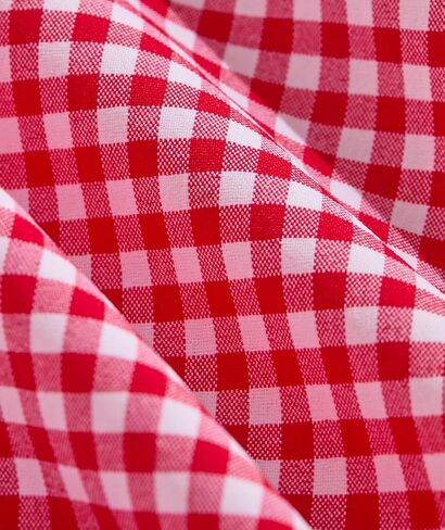 قميص Vineyard Vines الرجالي من Coral Reef Gingham Featherweight Performance in Kuwait