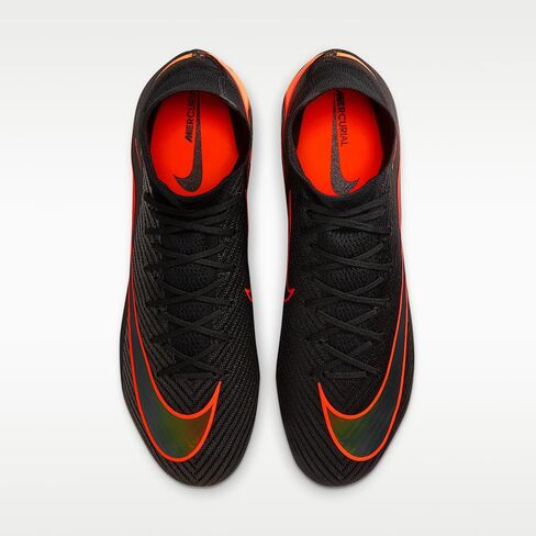 Nike Mercurial Superfly 10 Elite LV8 Firm-Ground High-Top Soccer Cleats (Black/Hyper Crimson) in Kuwait