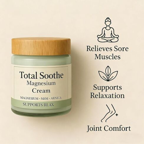 Total Soothe Magnesium Cream,Nerve Relief Cream,Joint Relief with Mineral Formula in Kuwait