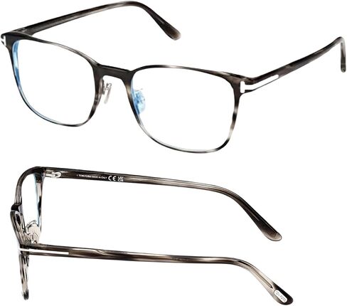 Tom Ford FT5925-D-B Square Shape Eyeglass Frame + Bundle With eSHADES Eyewear Cleaning Kit in Kuwait