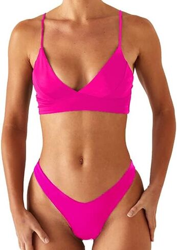 Rajputana Womens Bikini Black Push Up Brazilian Two Piece Swimsuit in Saudi Arabia