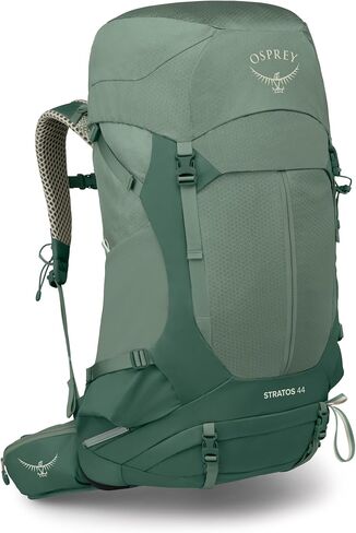 Osprey Stratos 34L Men's Hiking Backpack - Camping Bag with Waterproof Raincover, Bottle Pockets, & Gear Straps, Nirvana Blue in Kuwait