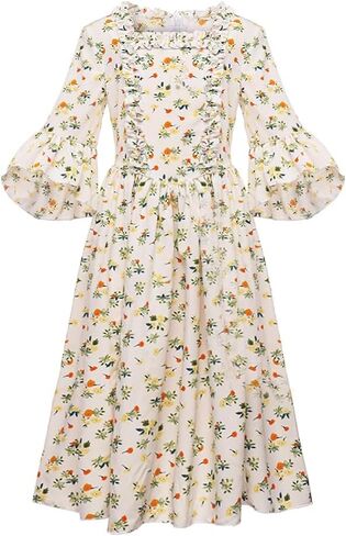 GRACEART Colonial Girls Dress Pioneer Costume Prairie Pilgrim Dress Kids in Kuwait