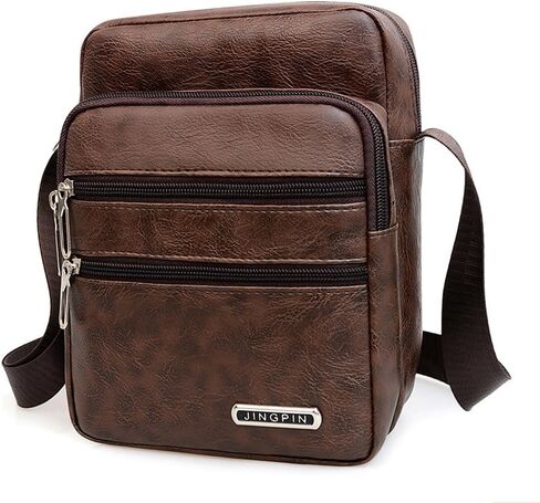 Men's Crossbody Bag Multi-layer Inclined Cross Bags Large Capacity Shoulder Bag Casual Cossbody Bags Fashionable Backpack in Kuwait