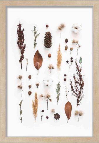 24x26 Natural Shadow Box Frame - Shadow Box Frame Interior Size 24x26 by 1 Inch Deep - Natural Frame is Made to Display Items Up to 1 Inch Deep! Includes Shatter Resistant Acrylic, Backing, Hardware in Kuwait
