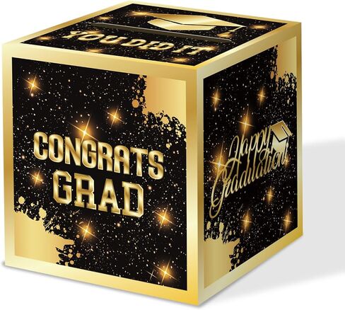 Pink 2026 Graduation Party Decorations Congrats Grad Card Box, Rose Gold Graduation Party Decorations Graduation Money Card Boxes Holder Graduation Gift Party Favors Decor Party Supplies in Saudi Arabia