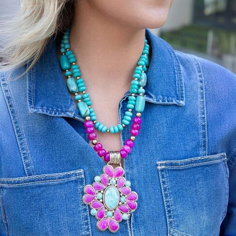 Barse Jewelry Barcelona Pink Agate Cross Golden Pendant Necklace in Kuwait