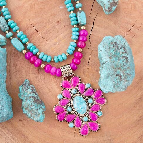 Barse Jewelry Barcelona Pink Agate Cross Golden Pendant Necklace in Kuwait