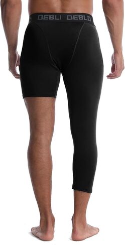 OEBLD Single Leg 3/4 Compression Tights, Unisex Sports Compression Pants in Saudi Arabia