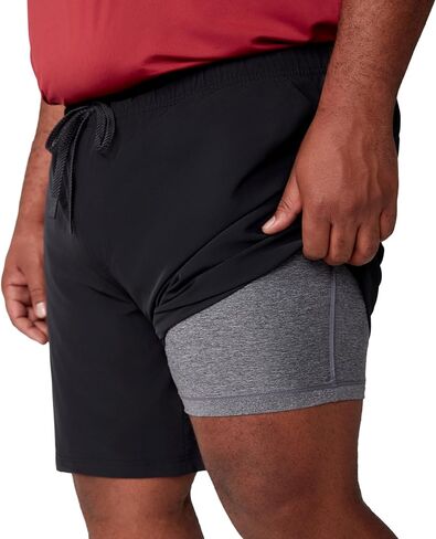STRONGSIZE Men's Big and Tall 9" Athletic Shorts – Moisture Wicking Quick Dry Lined Shorts Sizes XL-8XL in Saudi Arabia