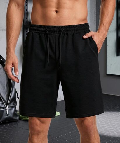 Little Beauty 3 Pack Mens Athletic Shorts 7" Fast Dry Gym Workout Running Shorts with Pockets for Basketball Activewear in Kuwait