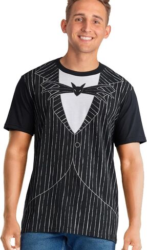Disney The Nightmare Before Christmas Shirt Men's Jack Tuxedo Shirt and Beanie Set in Kuwait